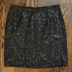 Sequin mini skirt